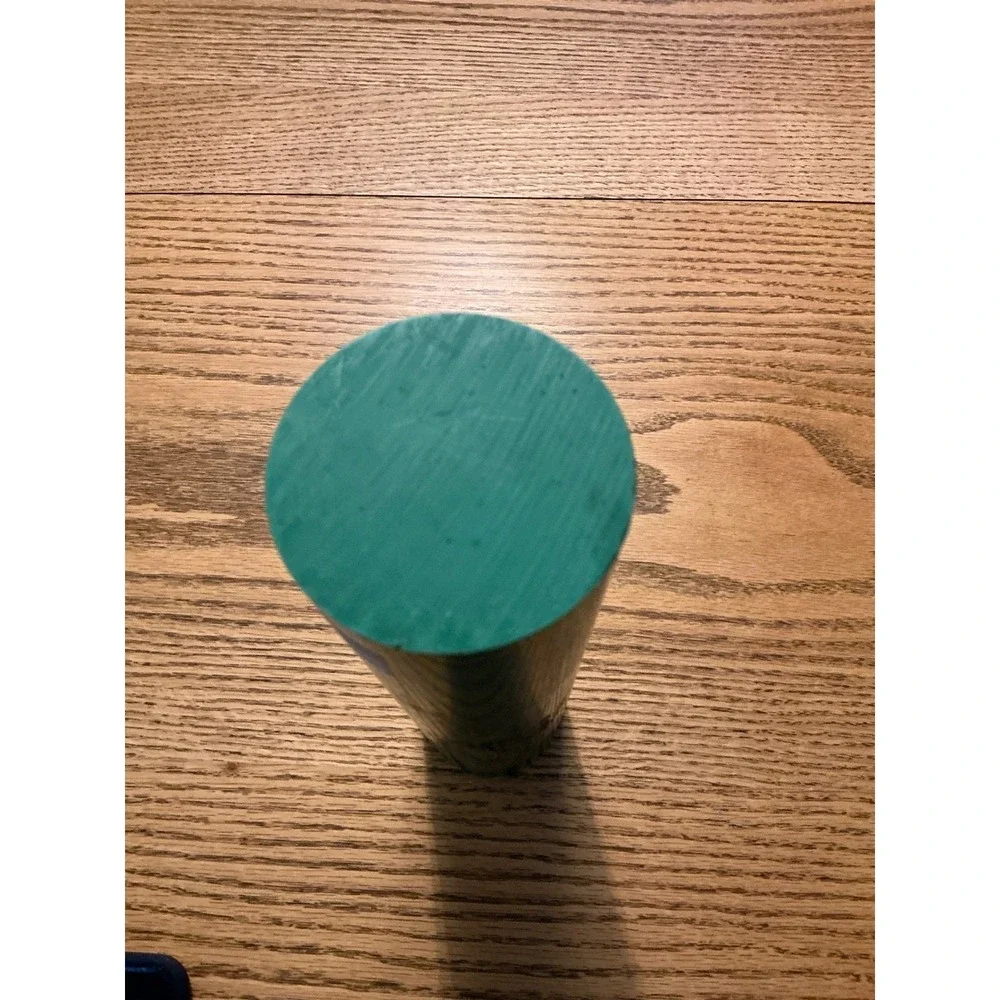 Nylon 6 oil filled Cast Round Rod Green 3